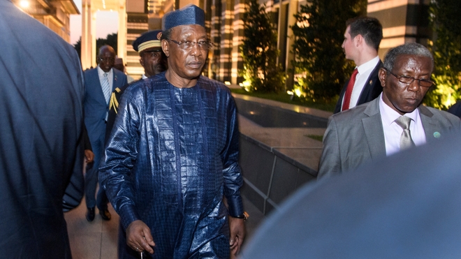 Le président du Tchad, Idriss Deby Itno, lors d'une visite en Turquie en juillet 2018