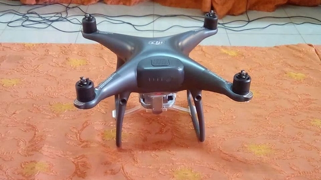 Voilà à quoi ressemble le drone que pourrait utiliser Global Map Lumia & Co pour lutter contre le Covid-19