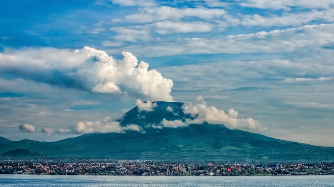 Le volcan Nyoragongo menace la ville de Goma (Image d'illustration, crédit photo Ben Houdijk)