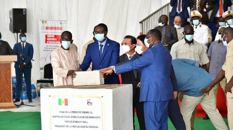 Au Sénégal, première pierre posée au Centre national d’oncologie