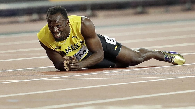 Même le célèbre Usain Bolt a déjà été victime d'un claquage 