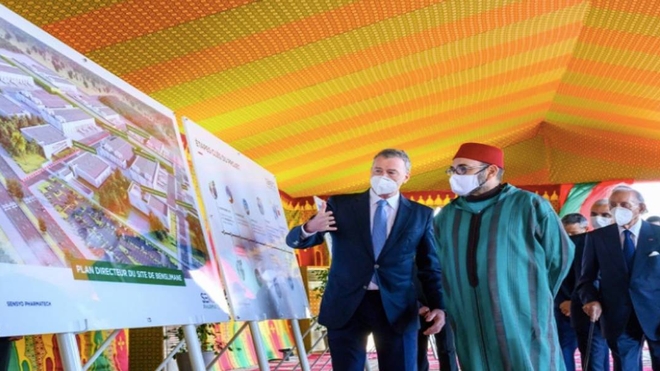 Le roi Mohammed VI préside le lancement du chantier de l’usine de fabrication de vaccins