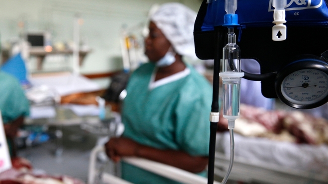 Une unité de soins intensifs de l'hôpital de Brazzaville