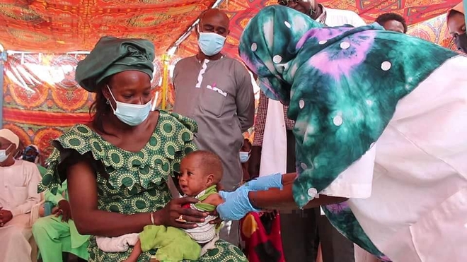 Une campagne de riposte vaccinale contre la rougeole cible plus de 420.000 enfants au Tchad