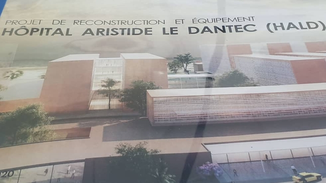 Le projet de reconstruction de l'hôpital Aristide Le Dantec se précise