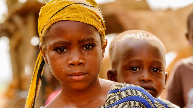 Des enfants camerounais