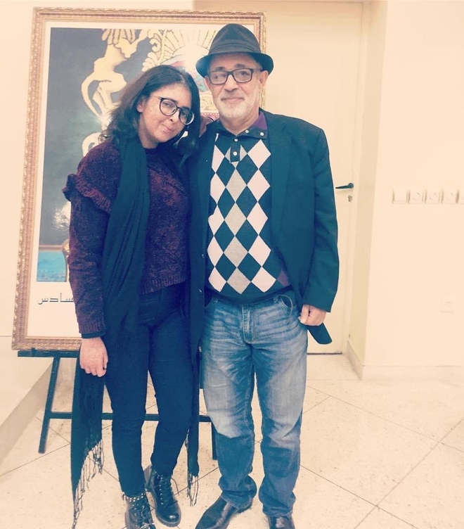 El Habib Ghazaoui et sa fille Fatima Zahra. 