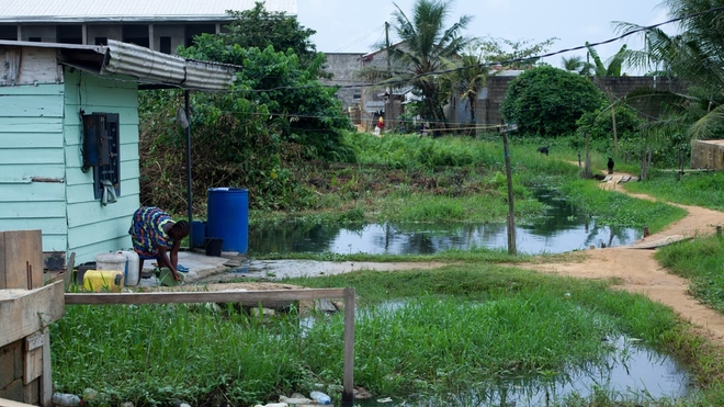 A Douala, de nombreuses personnes vivent dans l'insalubrité (photo d'illustration)