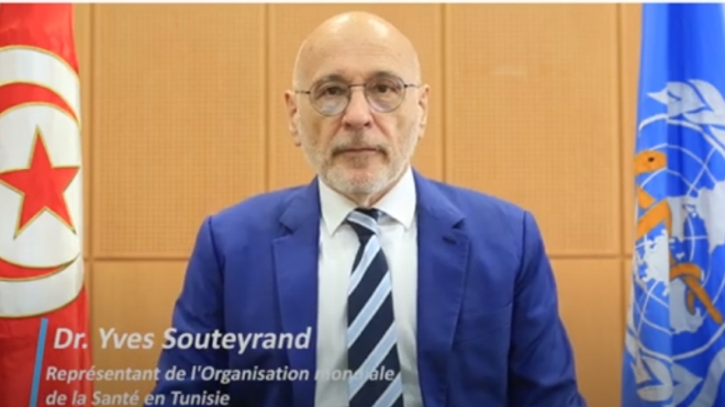Yves Souteyrand, le représentant de l'OMS en Tunisie
